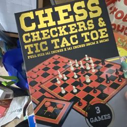 Chess Checker Tic Tax Toe 