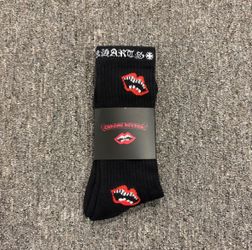 Chrome heart socks “black”
