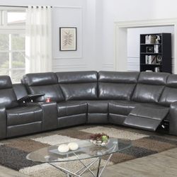 Recliner Sectional Sofa Set
