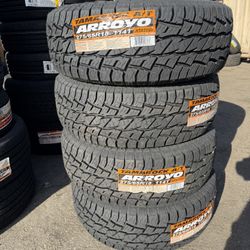 275/65/18 Arroyo All Terrain Tires 