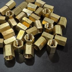 40pcs WEATHERHEAD 302x3 Brass 3/16" Tube OD Inverted Flare Union Eaton Style     C3)