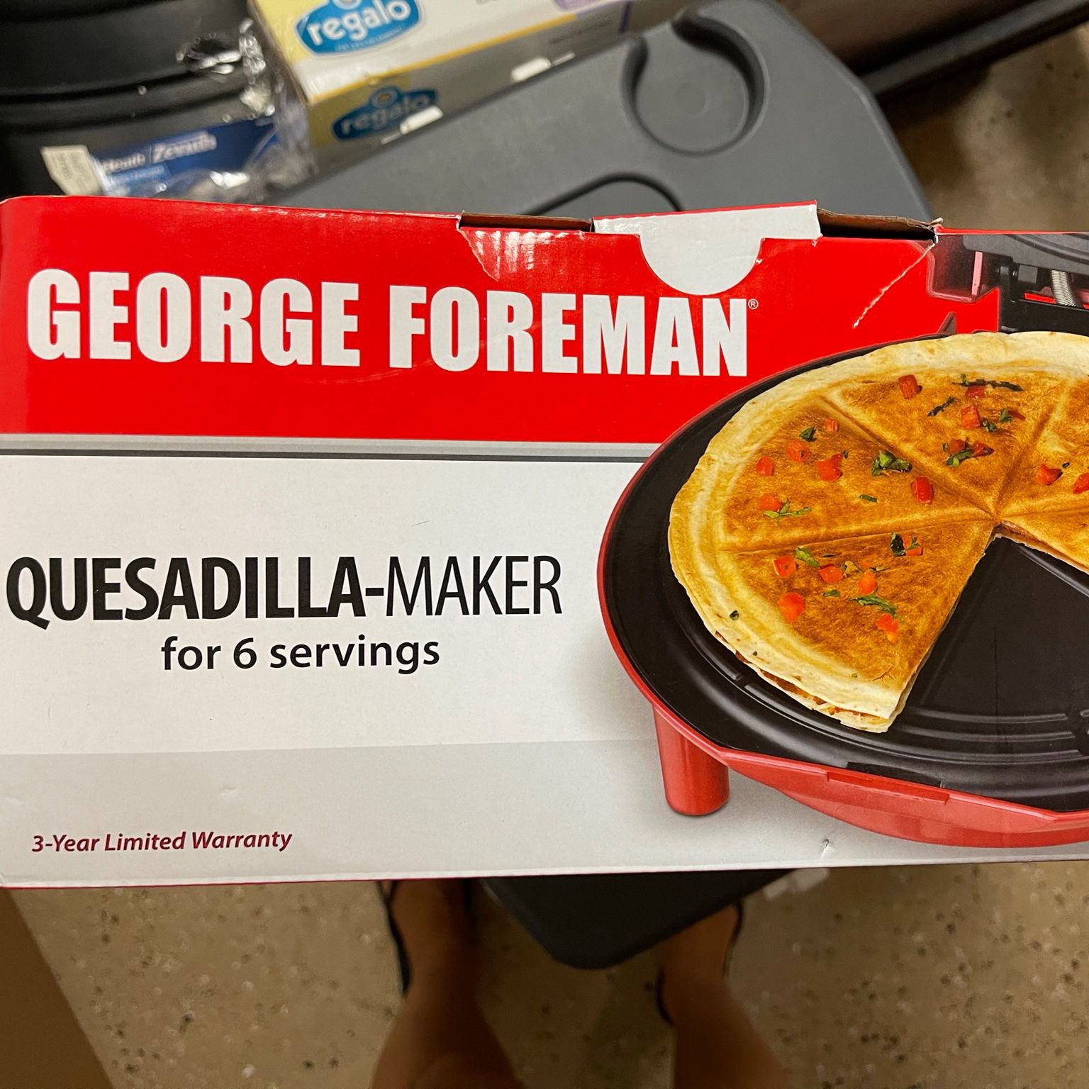 George Foreman Quesadilla Maker 