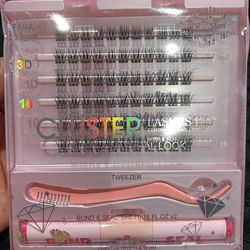 Eyelash cluster bundle