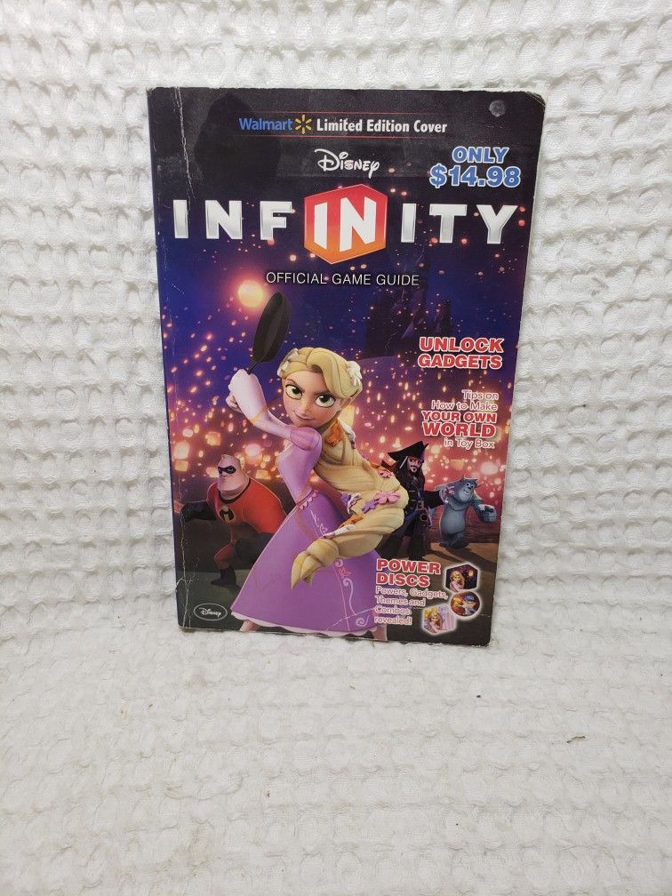 Disney Infinity official game guide 351 pages. Good condition and smoke free home. 