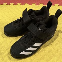 Size 6 Mens'/6.5 Women’s ' Adidas Powerlift 4 Core Black  Weightlifting Shoes Womens 6.5