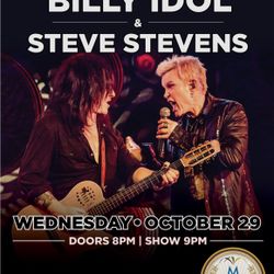 Billy Idol and Steve Stevens at Morongo Casino Resort & Spa!