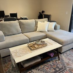 Living Spaces Reversible Couch 