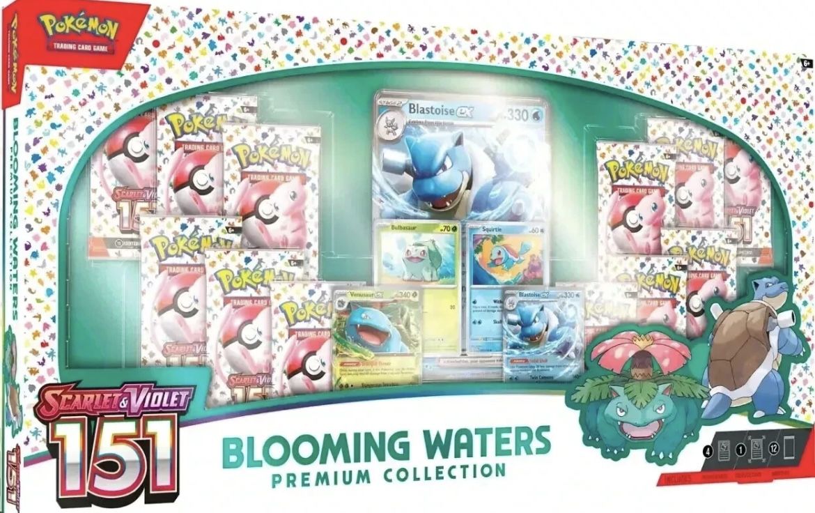 Pokémon TCG Scarlet Violet 151 Blooming Waters Premium Collection