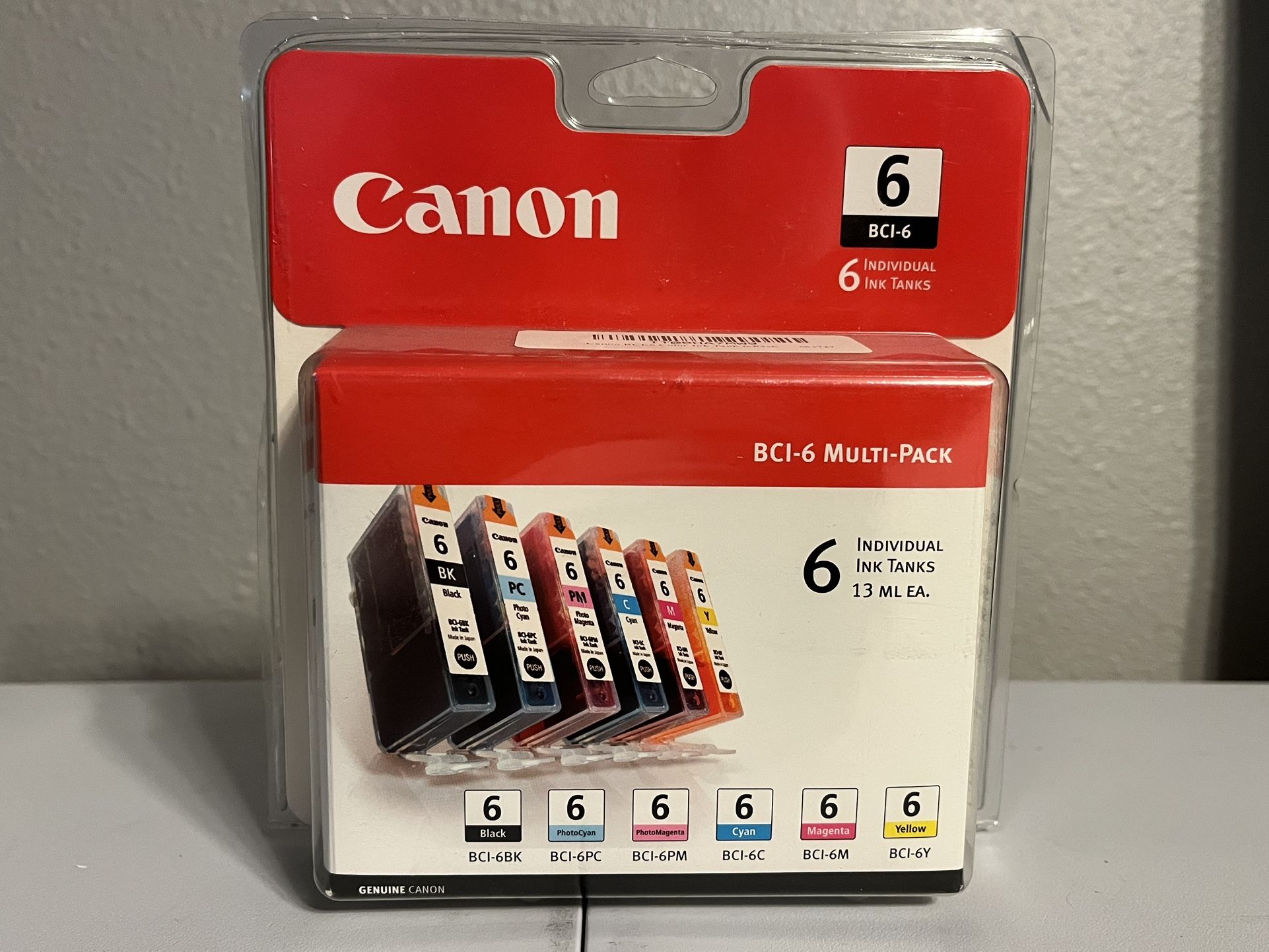 New Canon Ink BCI -6 Multi Pack Ink