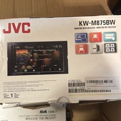 JVC KW-M875BW Wireless CarPlay / Android Auto Touchscreen Stereo