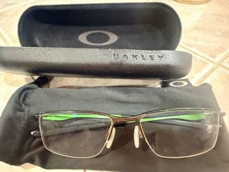 Oakley OX3218 Socket 5.5 eyeglasses in a satin pewter finish