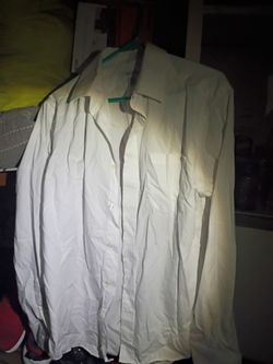 A Nice White button Down Top