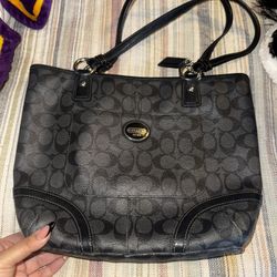 Black Vintage Coach 