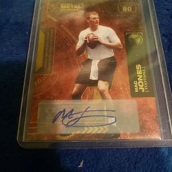 Mac Jones Pmg Championship Gold Rookie.