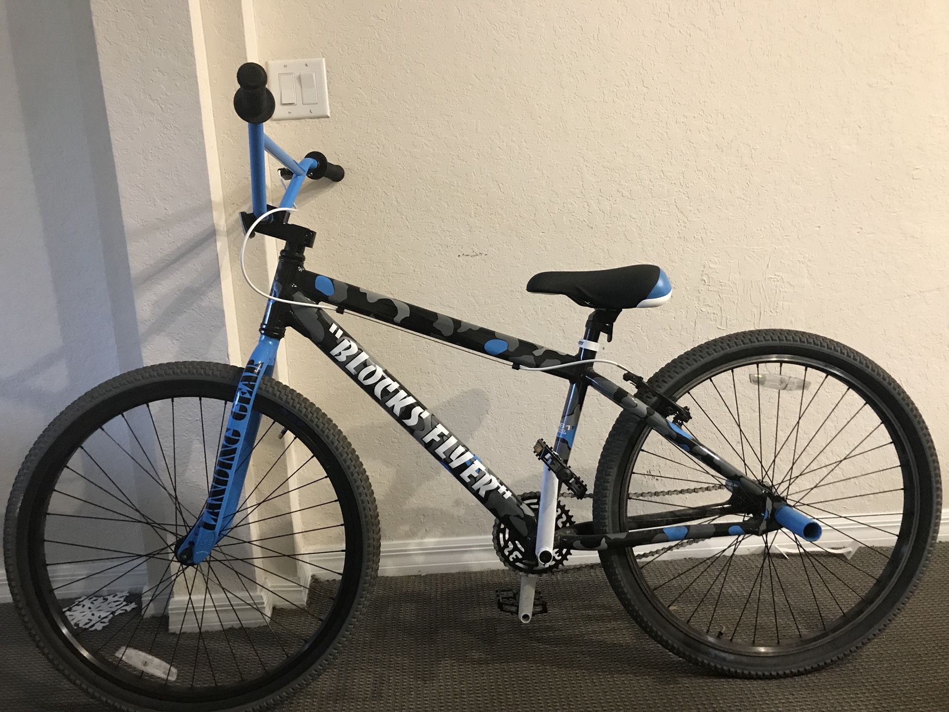 SE Bikes Blocks Flyer 26 inch 2019 BMX Bike - Black for sale online
