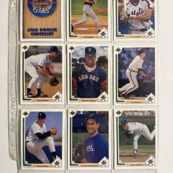 91’ Upper Deck Star Rookie Baseball Cards