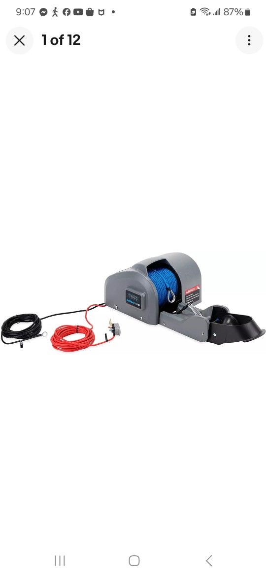 Outdoors Deckboat 40 Autodeploy-G3 Electric Anchor Winch - Anchors up to 40 Lb.