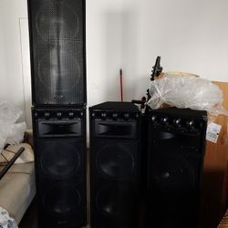 Speakers For DJ 4 Dual 12 Inch 1600 Watts 