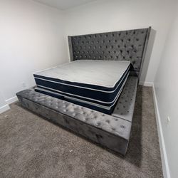 King Size Storage Bed  - Atlanta Same Day Delivery 