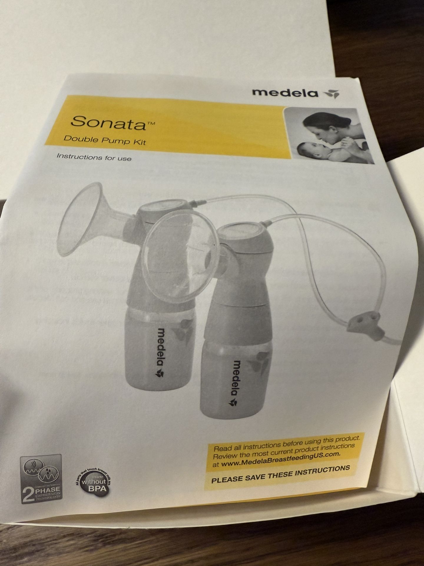 New Medela Double Pumping Kit