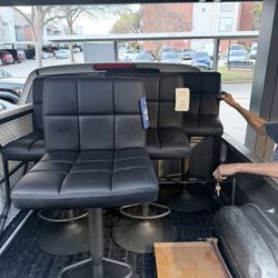 3 Swivel Up And Down Chairs $35 Each