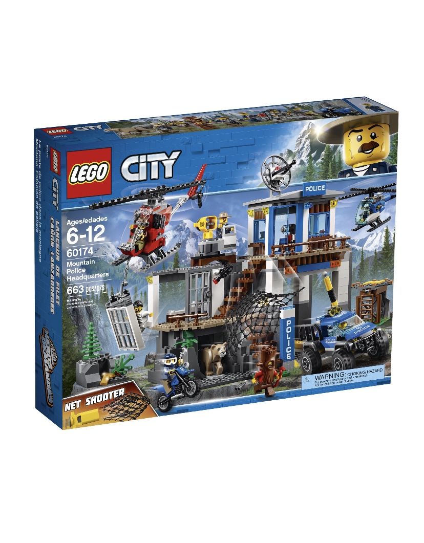 NEW in box LEGO city police mountain headquarters