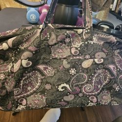 Travel Cloth Luggage Bag With Rolling Wheels 