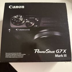 Canon Powershot G7 X mark III