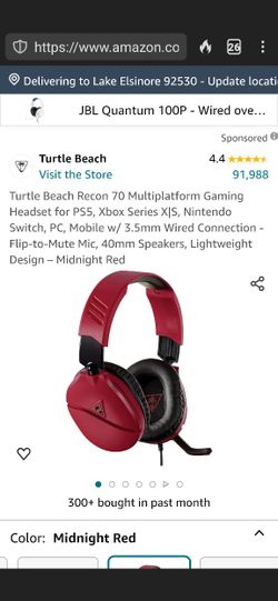 Xbox Headset TURTLE BEACH EAR FORCE RECON 70P
