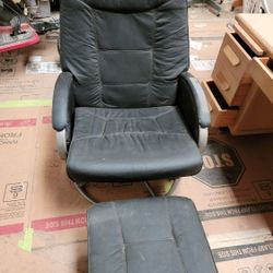 Chair And Foot Stool Recliner 