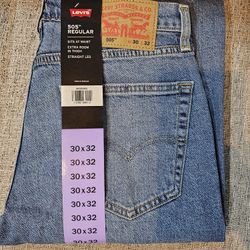 Brand New Men's Levi's 505 Regular Fit 30 × 32 Or 30 × 34 Only!