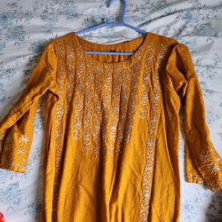Beautiful Orange Pakistani Dress