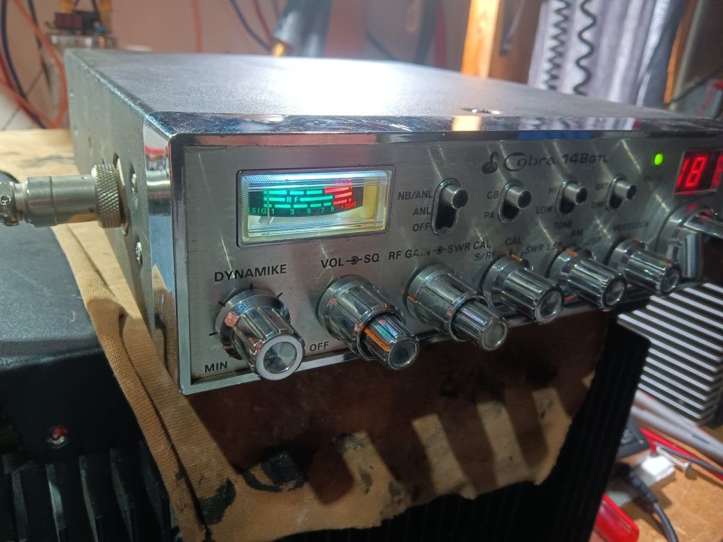 CB Radio Cobra 148 GTL Philippine With Extra Channels Modification, LED Lights Upgrade In XLNT Working Conditions