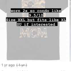 Bape X MCM T-Shirt 