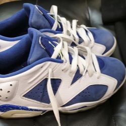 AIR JORDAN 6 LOW RETRO  SIZE 9 SEAHAWK WHITE GHOST GREEN OG BOX 2015