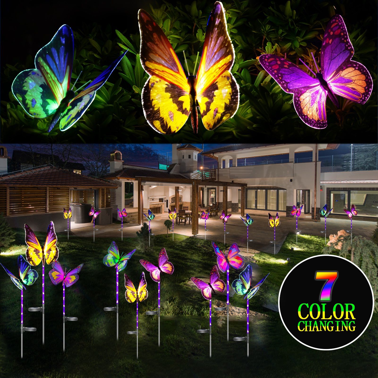 Outdoor Butterfly Solar Lights for Sale in San Diego, CA OfferUp