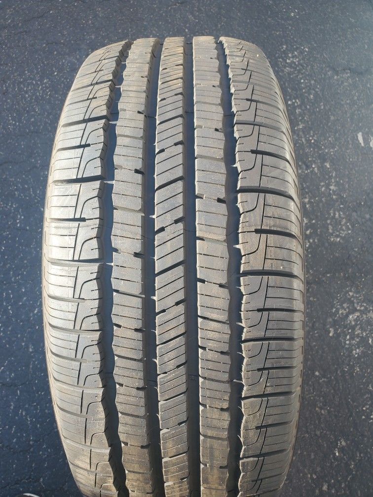 Single (1) 255 50 20 Goodyear Reliant Tire