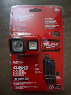 Milwaukee Spot/Flood Head Lamp (Brand New!)