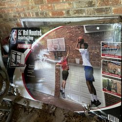 54” Wall Mounted Basketball Hoop