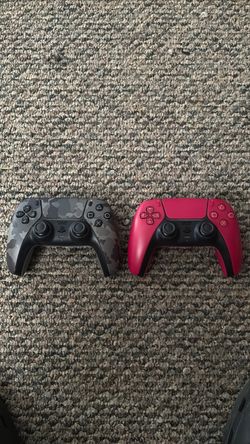 Two PS5 DualSense Controllers