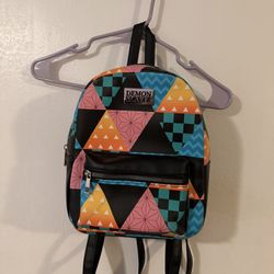 Demon Slayer: Kimetsu No Yaiba Patchwork Mini Backpack