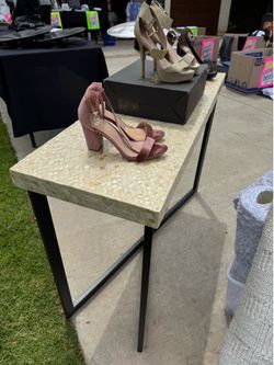 Shell and wrought iron table