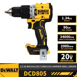 20V XR Brushless Cordless 1/2 in. Hammer Drill (Tool-Only)