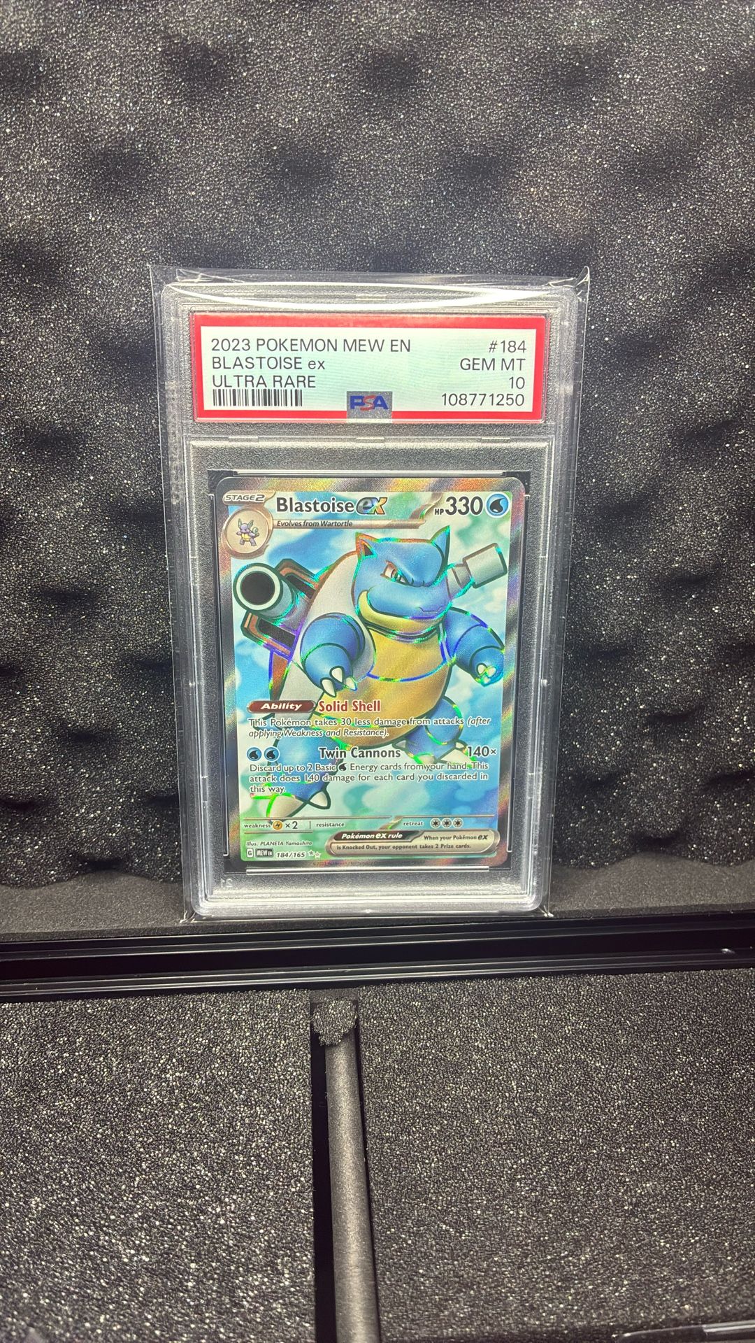 BLASTOISE 184/165 Psa 10