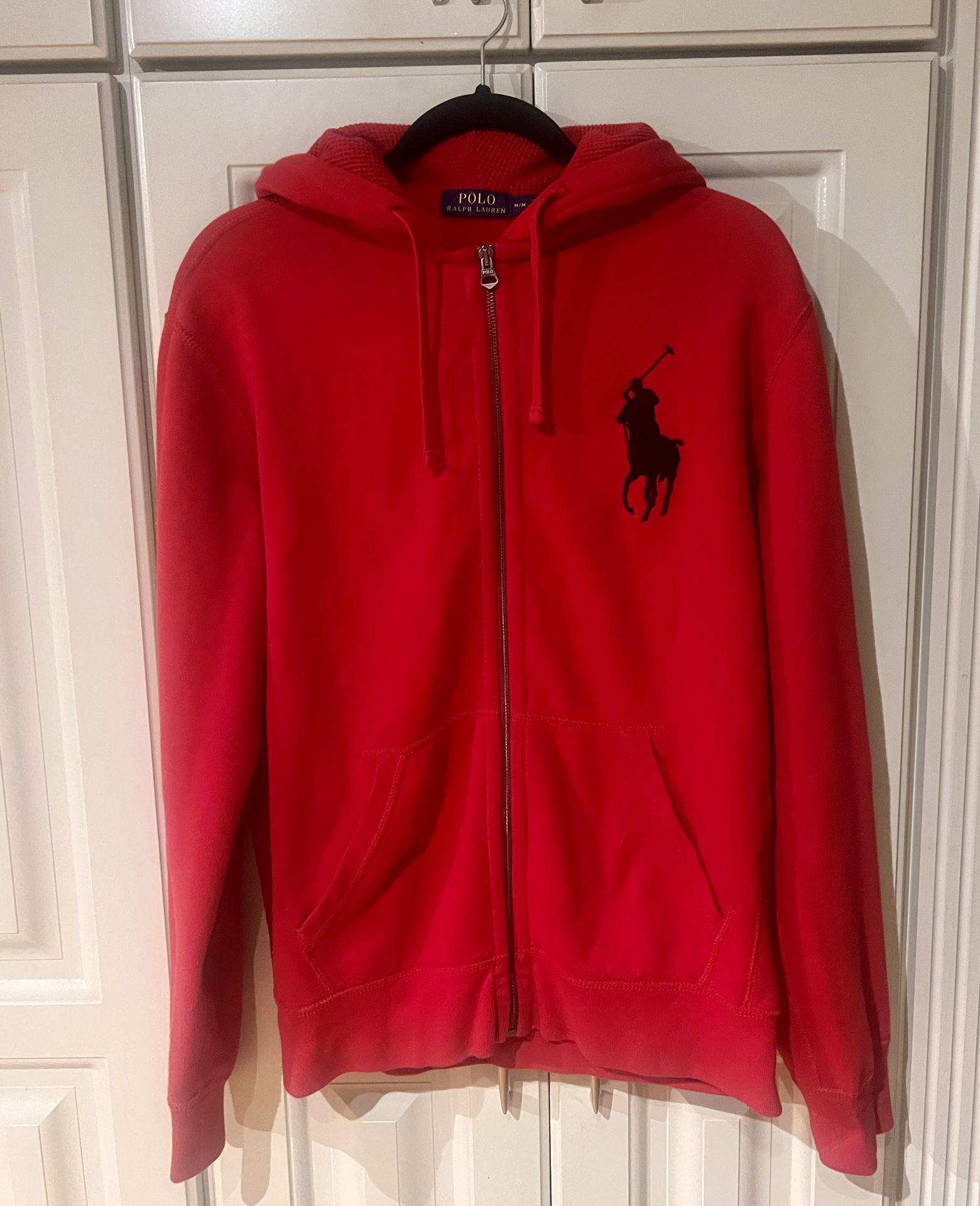 Red Polo Hoodie 