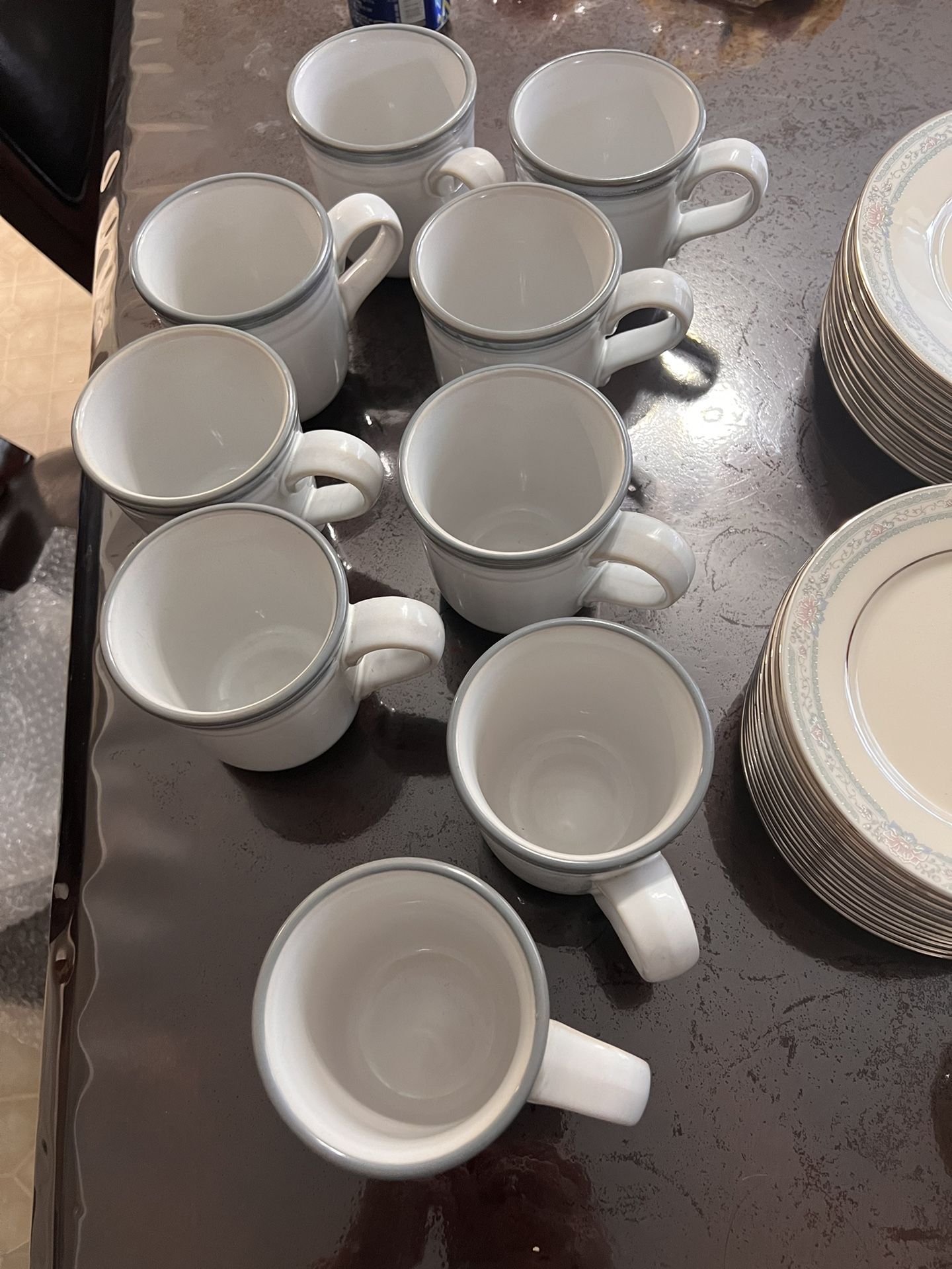 Noritake Sierra Twilight Mugs 9 Pieces