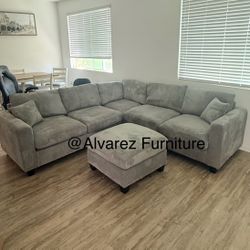 Corduroy Sectional Sofa
