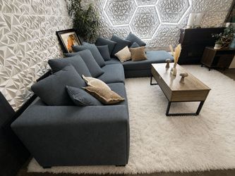 COD DELIVERY  NO DEPOSIT Left chaise  sectional  couch