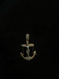 14- Karat Gold  Crucifix Pendant