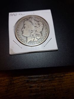 1890 CC  LIBERTY SILVER DOLLAR